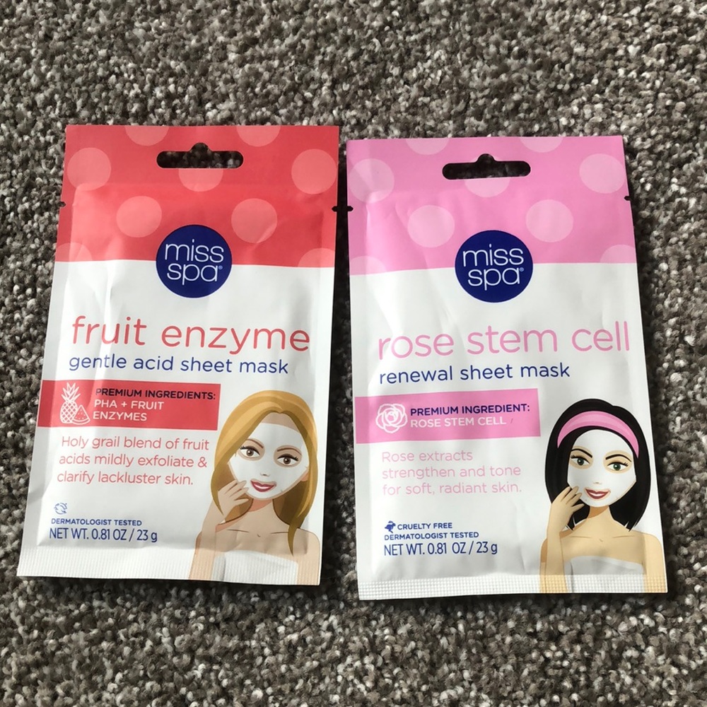 (3/$20) Miss Spa Face Masks